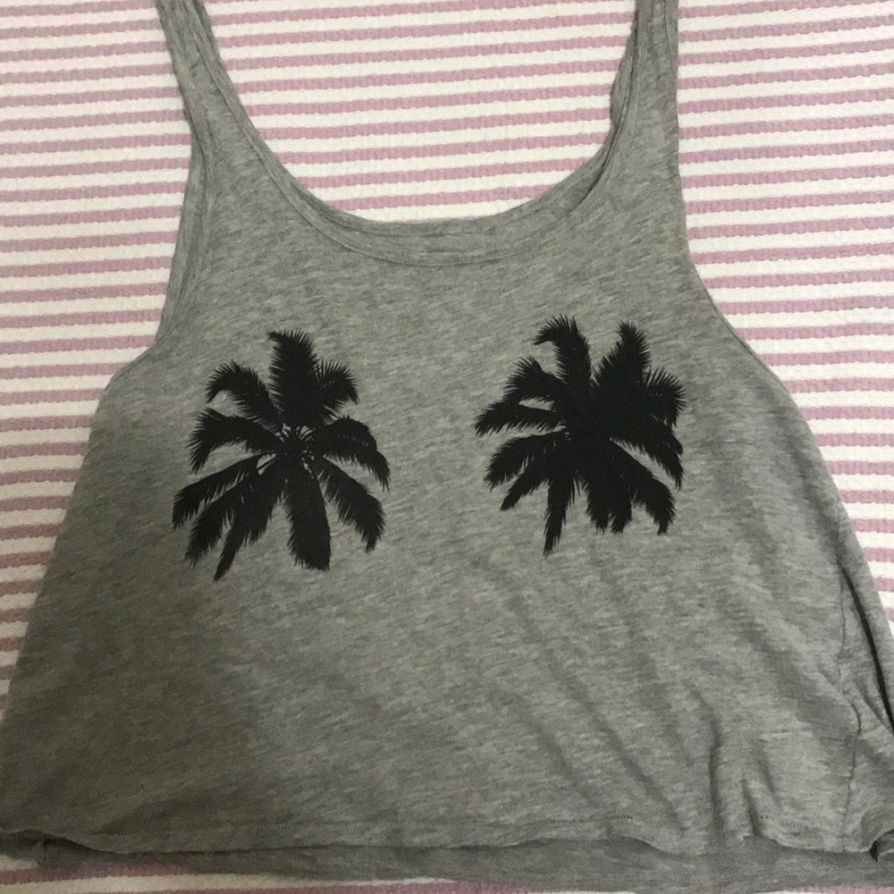 Amuse Society Palms Tank top